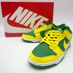 ナイキ ダンク ロー レトロ リバース ブラジル DUNK LOW RETRO BTTYS Reverse Brazil 28.5cm アップルグリーン/イエローストライク DV0833-300 メンズ NIKE スニーカー
