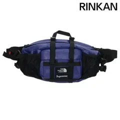 シュプリーム ×ノースフェイス THE NORTH FACE  18AW  Leather Mountain Waist Bag レザーウエストバッグ メンズ