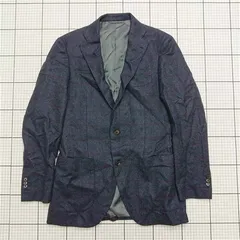 ◇ ⊇ 【ザ・スーツカンパニー THE SUIT COMPANY】REDA生地 ウールジャケット ネイビー系 170cm-6Drop メンズ E  【1509190044911】