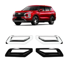 【送料無料】みつびし25年モデル オーランド専用 バックバンパー防擦ガード クローム仕上げABS製 フロント＆リア用 ディスクリートフレーZX03今だけ特価