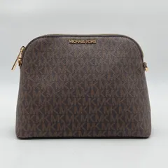 RD3 MICHAEL KORS マイケルコース クラッチバッグ ポーチ シグネチャー ブラウン