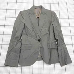 ◇ ⊇ 【ザ・スーツカンパニー】she テーラードジャケット グレー系 38サイズ レディース E  【1509190050233】
