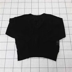 ◇ ⊇ チャオパニックティピー CIAOPANIC TYPY メッシュニットプルオーバー ブラック系 レディース ONEサイズ E  【1510230008305】