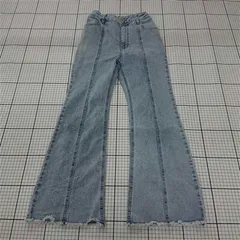 ◇ Θ レピピアルマリオ repipi armario フレアデニムパンツ ライトブルー M レディース E  【1510240010008】