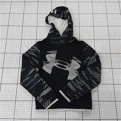 ◇ Θ アンダーアーマー UNDER ARMOUR コールドギア キッズパーカー 130 ブラック系 キッズ E  【1510290012052】