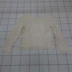 ◇ Θ ノーリーズ 9-0030-1-01-006 レース長袖カットソー 36 ベージュ系 レディース E 【1510290003098】