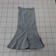 ◇ Θ 未使用 ミニミニストア MINIMINI STORE 83BIX-002 デニムマーメイドスカート Sサイズ レディース E  【1511060028358】