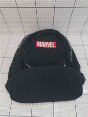 ◇ Θ 마블 MARVEL 로고 자수 배낭 블랙계 남녀 겸용 E [1511100001372]