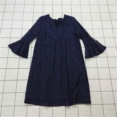 ◇ ⊂ ザラ ZARA BASIC レースワンピース ネイビー系 Mサイズ レディース E  【1511060033116】