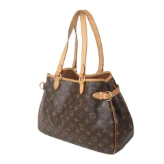 LOUIS VUITTON / ルイヴィトン バティニュール オリゾンタル トートバッグ モノグラム ブラウン M51154 AR1005 NO Bランク