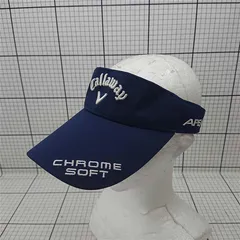 ◇ Θ キャロウェイ Callaway CHROME SOFT サンバイザー ネイビー メンズ E  【1511100014471】