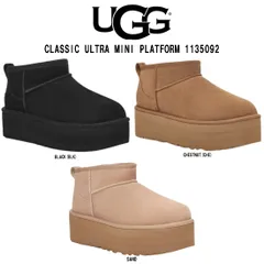 UGG(アグ)レディース ブーツ クラシック ウルトラ ミニ プラットフォーム 厚底 スエード シープスキン W CLASSIC ULTRA MINI PLATFORM 1135092