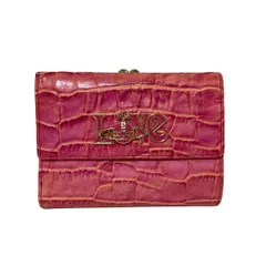 【新品未使用】ヴィヴィアンウエストウッド 二つ折り財布 ピンク 988VW738 日本限定】EXECUTIVE 口金二つ折りミニ財布(ピンク)（メンズ