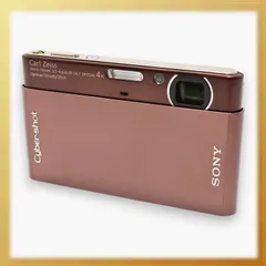 美品｜SONY Cyber-Shot T77 1010万画素/光学x4/3.0型タッチパネル液晶 サイバーショット デジタルカメラ ブラウン｜Y018