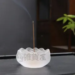 お香立て 蓮 蓮の花 お香 線香 線香立て 香炉飾り クリア ガラス 置物 オブジェ 綺麗 金運 開運 運気アップ インテリア 玄関 オフィス 寝室 風水 開運 健康運 出世運 家庭運 家内安全