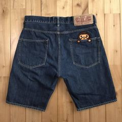 美品 アベイシングエイプ マイロ バナナ 刺繍 ワッペン デニム