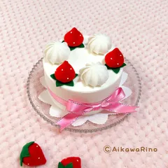 たべられないフェルトケーキBOX〜しろ〜 Sサイズ