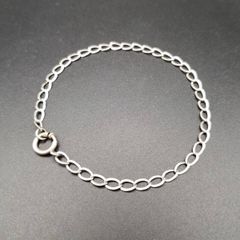 極美品】ジュエッテ マンテル チェーン ブレスレット シルバー Tバー 