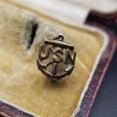 マ*ン様 USNAVY ゴールドエンブレム ブレスレット ビンテージ WWII