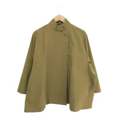 ⭐️JULY NINE スタンドカラーハーフコート⭐️‼️お値下げ相談可‼️ 期間限定値下げ】JULYNINE スタンドカラーコート ハーフ カーキ