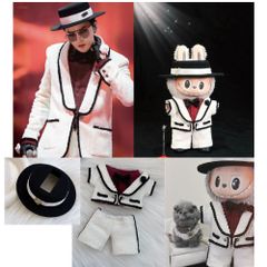 Labubu BIGBANG G-DRAGON ジヨン着用風 ぬいぐるみ服 7点 Labubu BIGBANG G-DRAGON ジヨン着用風 ぬいぐるみ服 7点