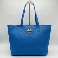 RD3 MICHAEL KORS マイケルコース トートバッグ ブルー 青 肩掛け A4 大容量 多収納 レディース
