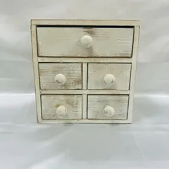 A【保管品】アンティーク 木製 小物入れ