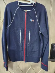 ラコステ ネイビージップアップ ジャケット