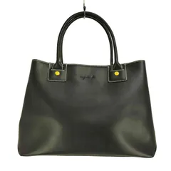 アニエスベーボヤージュ agnes b. VOYAGE ロゴエンボス レザー トートバッグ レディース 表記無 