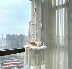 【30C 猫 猫の寝心地よい ペットベッド ブランコ ハンモック ハンモック ケージ 吊り下げ式 休憩所 スイングベッド ねこ寝床