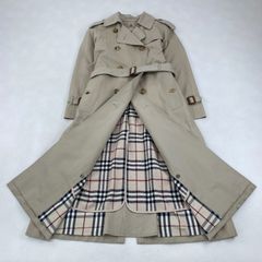 クリーニング済✨バーバリー トレンチコート ノバチェック 玉虫色