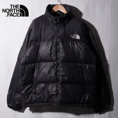ノースフェイス THE NORTH FACE ヌプシ ダウンジャケット XL相当 表記L ブラック ロゴ刺繍 700フィル テック系 オーバーサイズ ビッグシルエット ストリート ゆるだぼ Y2K 古着 Z223