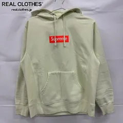 Supreme/シュプリーム【17AW】Box Logo Hooded Sweatshirt ボックスロゴ プルオーバー パーカー/ペールライム/M
