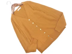 a.v.v アーヴェヴェ ウール混 カーディガン sizeS/茶 ◇■ レディース