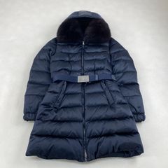 美品 PRADA プラダ ダウンジャケット ベルト フォックスファー - メルカリ