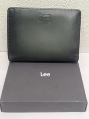 Lee 折り財布 　二つ折り　レザー グリーン（ダークグリーン)未使用