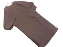 green label relaxing グリーンレーベルリラクシング ユナイテッドアローズ ウール混 ロング バッグボタン ニット ワンピース 茶 ◇■ レディース