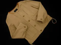 MACPHEE マカフィー トゥモローランド ドロスト ノーカラー ジャケット size38/ベージュ ■◇ レディース