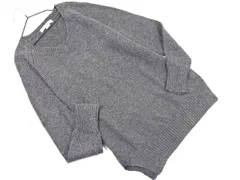 B:MING ｂｙ BEAMS Vネック ニット セーター sizeONE/グレー ◇■ レディース