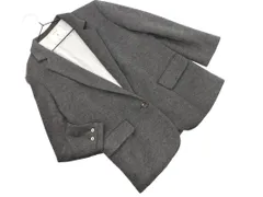 green label relaxing グリーンレーベルリラクシング ユナイテッドアローズ ウール混 ニット ジャケット sizeS/グレー ◇■ レディース