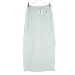 Champion チャンピオン ワンポイントロゴ ロング丈 タイトスカート M グレー レディース 古着