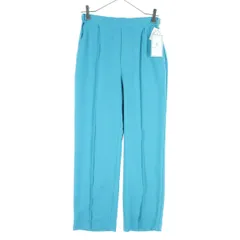 未使用 ROPE PICNIC ロペピクニック タック ロングパンツ 36 ブルー レディース 古着