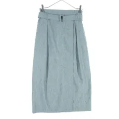 美品 green label relaxing グリーンレーベルリラクシング ロング丈 タイトスカート 38 グレー ユナイテッドアローズ レディース 古着