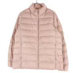 美品 UNIQLO ユニクロ 長袖 ウルトラライトダウンジャケット XL ピンク レディース 古着