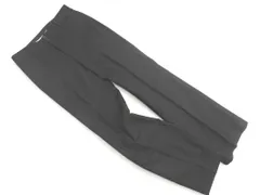 INED イネド ウール100% センタープレス加工 ストライプ パンツ size7/チャコール ◇■ レディース