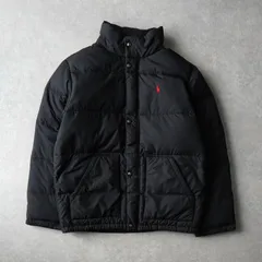 【NEW YEAR SALE 10%オフ 1/4(Sun)までの限定セール】ポロ ラルフローレン スモールポニーロゴ ダウンジャケット ブラック メンズ