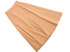 NATURAL BEAUTY BASIC ナチュラルビューティーベーシック ロング スカート sizeM/キャメル ■■ レディース