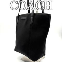 コーチ COACH ウール トートバッグ 6201 ブラック レザー 肩掛け A4可 大容量 シンプル 無地 通勤 通学 ビジネス カジュアル 黒 トート 使いやすい 内側ファスナーポケット