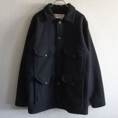 【美品】FILSON【ダブルマッキーノ クルーザー ジャケット】38 ブラック USA製 フィルソン 25120112