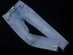 ZARA ザラ カットオフ スキニー デニムパンツ size36/青 ■■ レディース